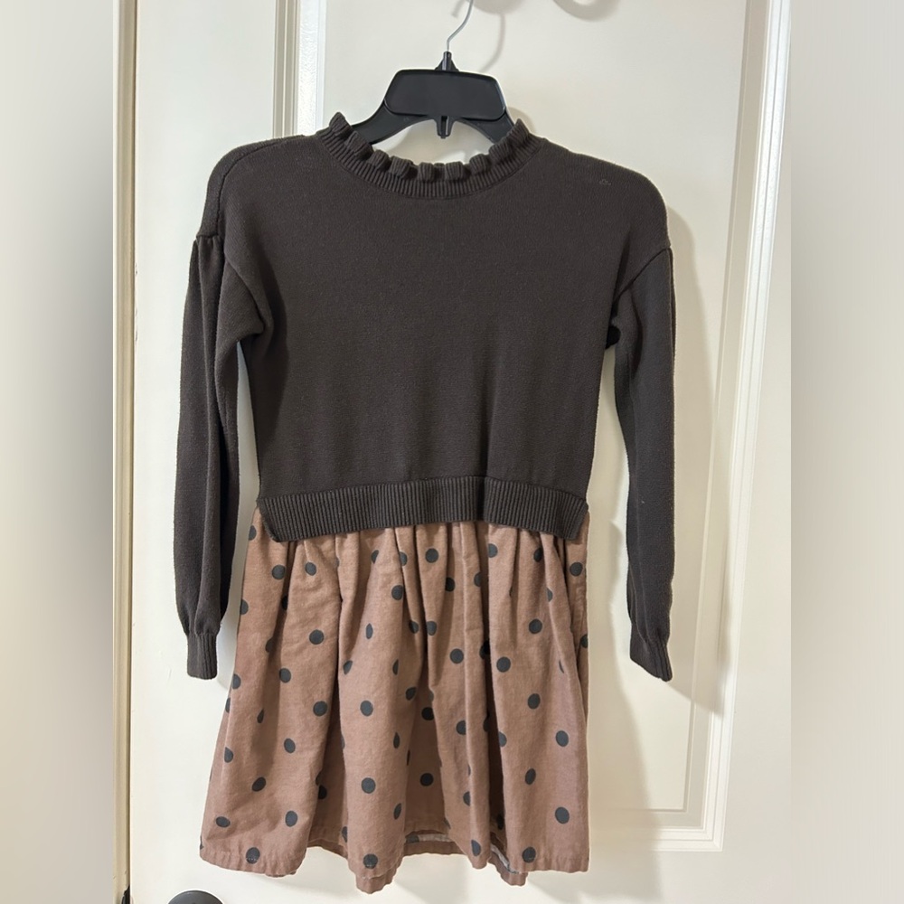 Gap Sweater Polka Dot Dress - M